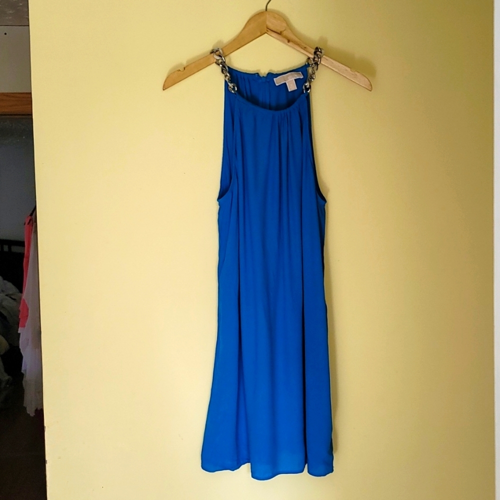 Micheal Kors teal mimi-dress. Size 12.